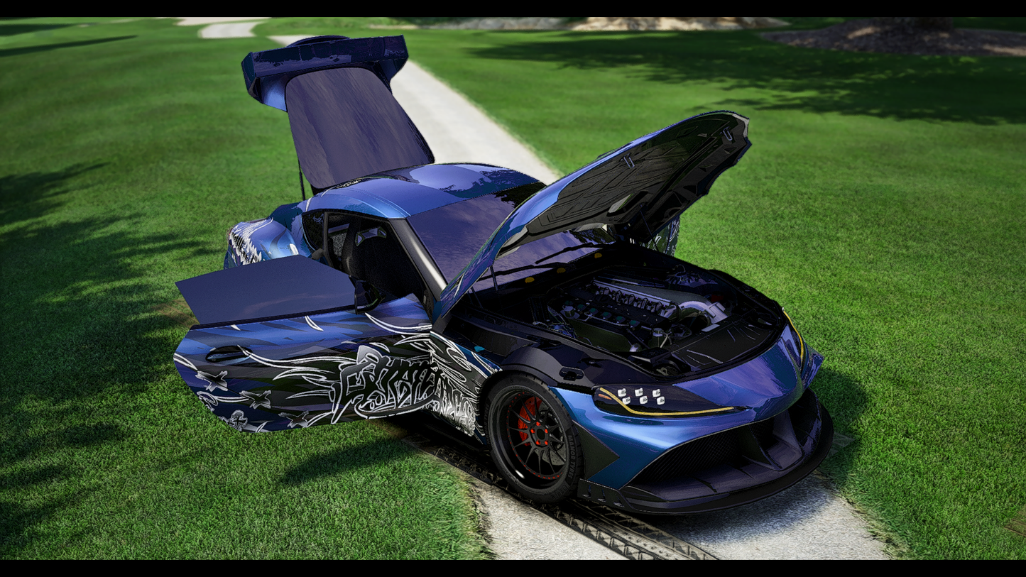 (Debadged) Toyota Supra A90 MK5 Keyvany