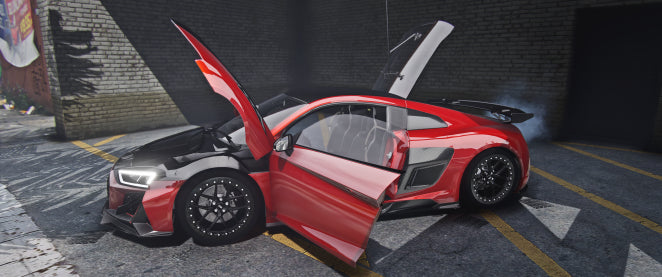Twin Turbo 2023 Audi R8 Drag Spec