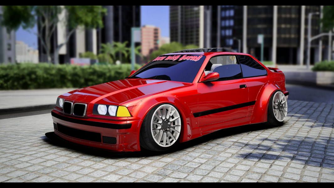 (Debadged) BMW M3 E36 Widebody