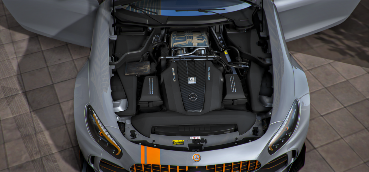 AMG GTR WideBody [Animated Lights]